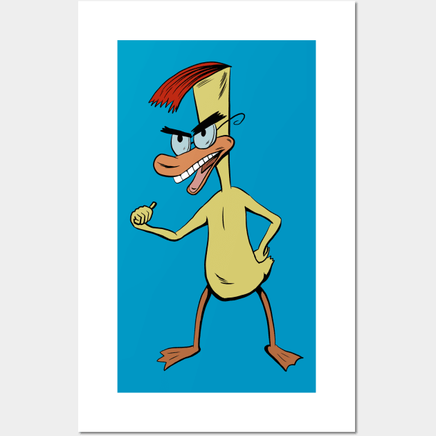 Duckman Wall Art by Black Snow Comics